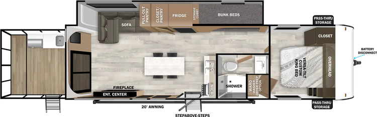 2025 FOREST RIVER WILDWOOD 34VERANDA